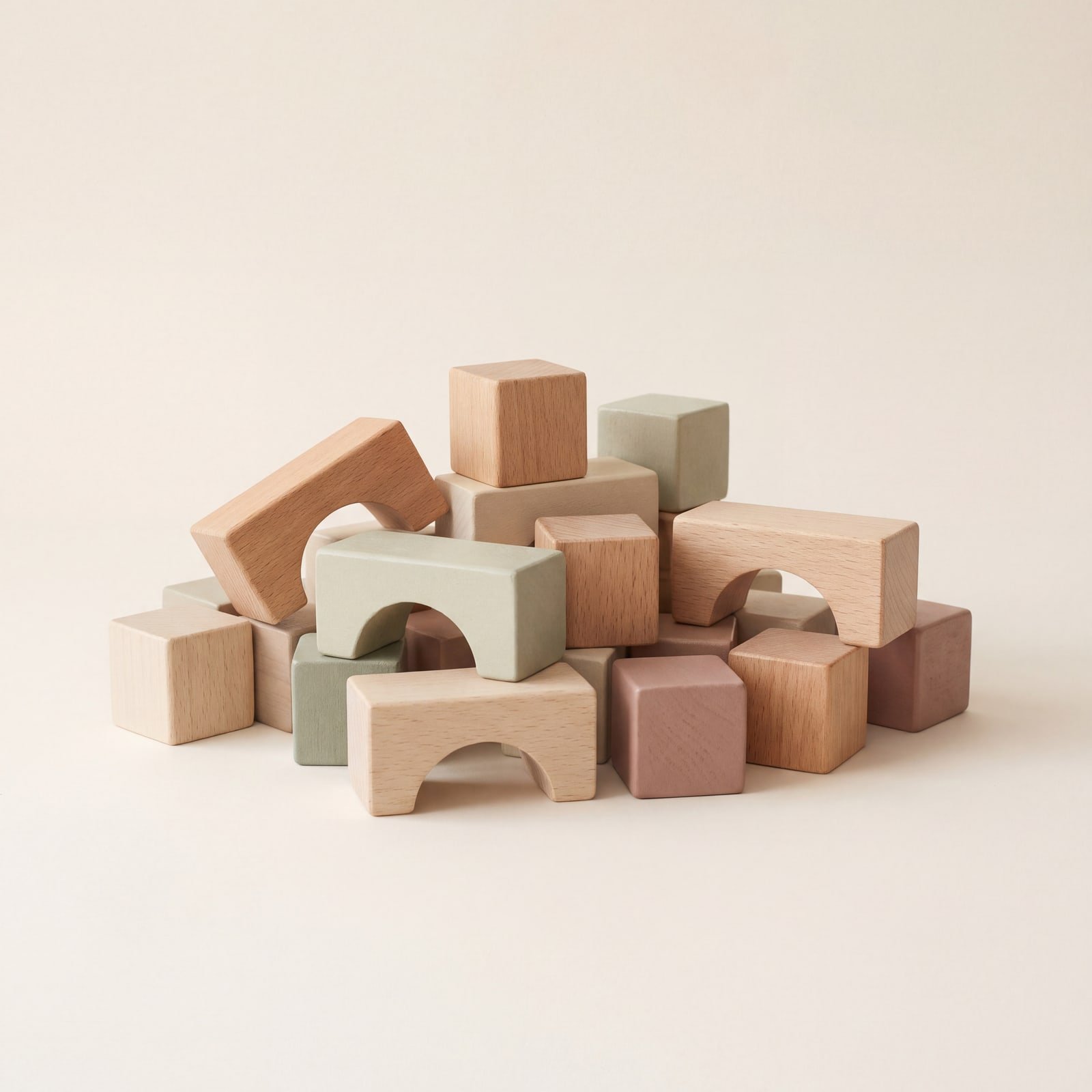 Meridian East Toy Co. — solid wood children's toy, studio photograph