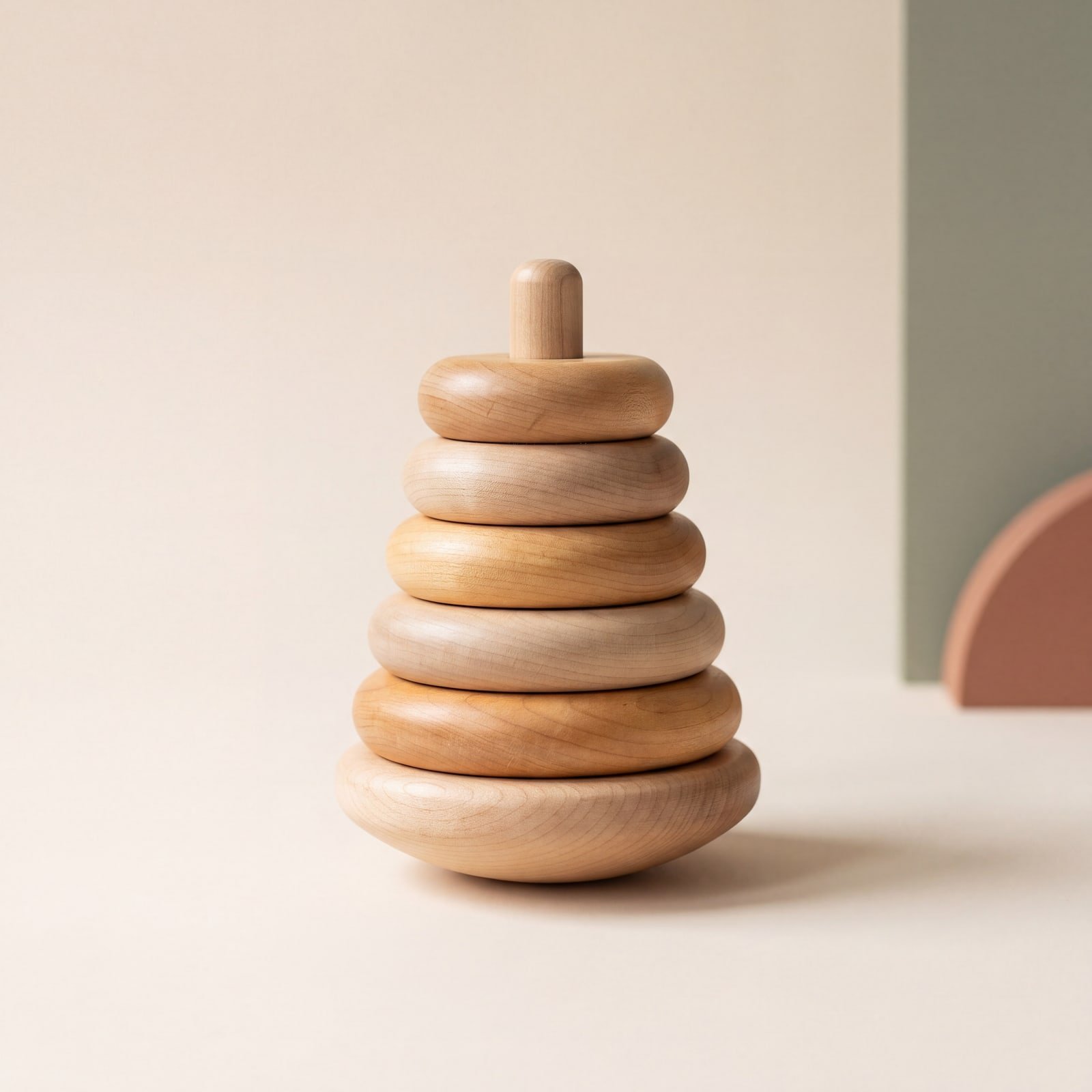 Meridian East Toy Co. — solid wood children's toy, studio photograph