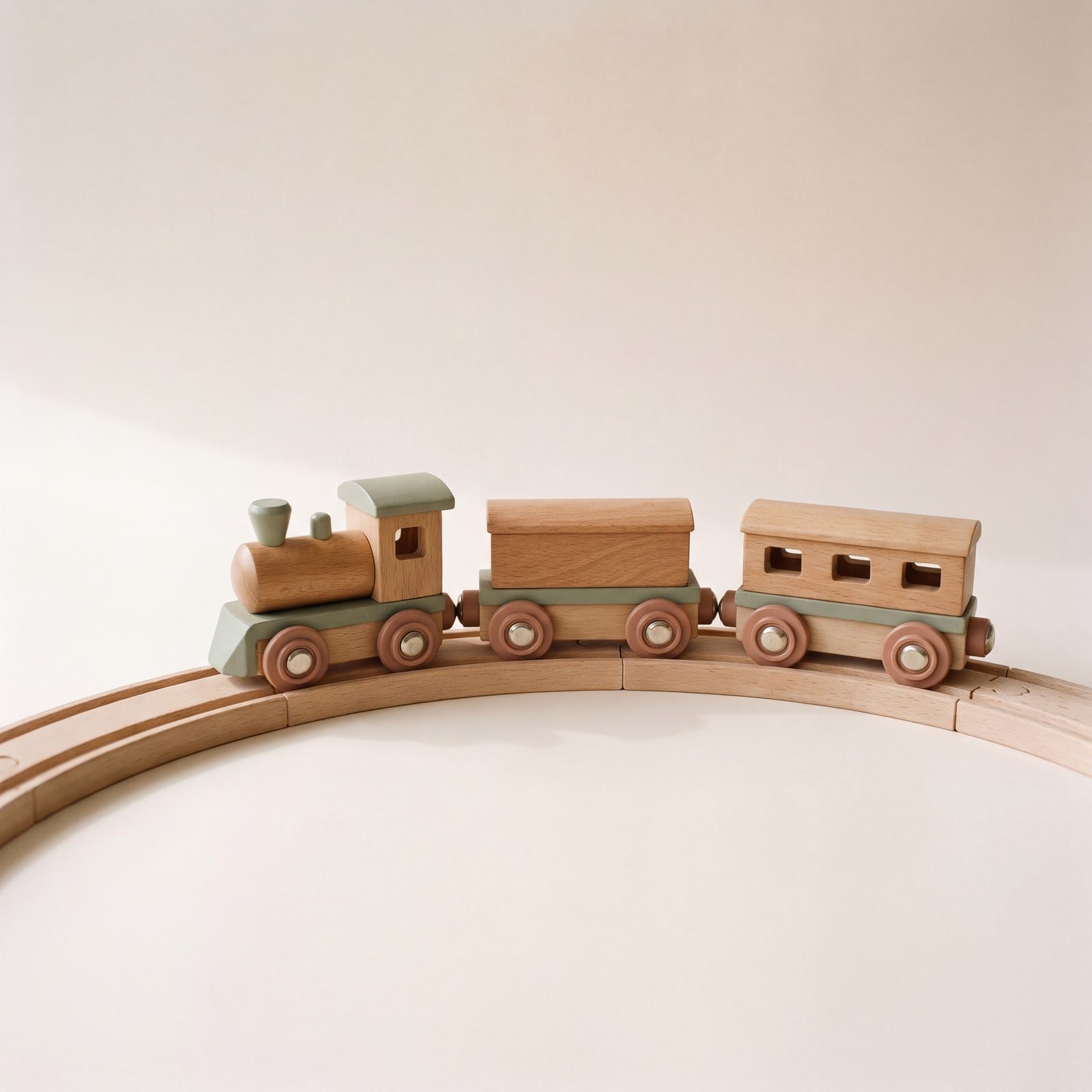 Meridian East Toy Co. — solid wood children's toy, studio photograph
